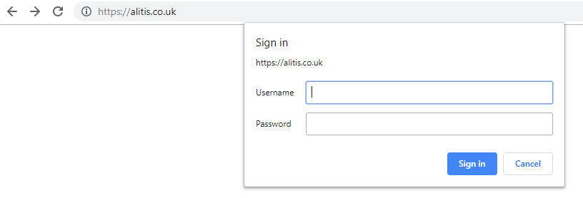 Password Protected Site
